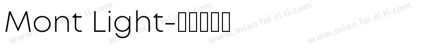 Mont Light字体转换
